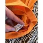 Harley Davidson Women’s Front Garage Shirt 1/4 Zip Orange Shirt Biker Size Large Photo 4