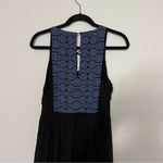 Artisan NY Black Blue Red Sleeveless Maxi Dress Size XS Photo 7