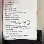 Anthropologie Tiny  Black/White Lace Embroidered Chaparral Tunic Tank Top; size S Photo 8