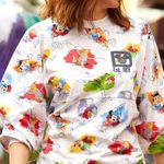 Disney  Ink & Print Spirit Jersey Long Sleeve Sweater Photo 0
