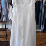Betsy and Adam  By Linda Bernell White Formal Maxi Dress  Photo 1