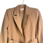 Camila Coelho Revolve Davide Beige Blazer Long Sleeve Wrap Tie Dress Sm Trench S Photo 4