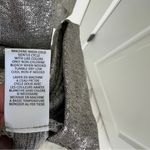 Fourteenth Place Holiday Shimmering Metallic Gold Twist Waist Top L Photo 9