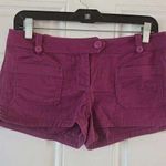 Vintage Y2K dELiA*s Tibbi Purple Magenta Low Rise Utility Style Shorts Size 5/6 Photo 0