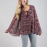 Show Me Your Mumu Bardot Tassel Top | Jewel of the Nile Snake | Medium Photo 1