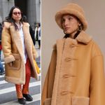 ALC Frank A.L.C. Brunswick Faux Leather & Faux Fur Camel Coat Size Small Photo 13