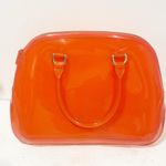 Furla ‎ Orange Red Jelly Plastic CANDY BAG TOTE Handbag Photo 7