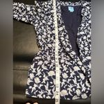 CeCe  Blue & White Linen Blend Open Blazer NWT size S Photo 10