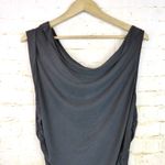 Pilcro Anthropologie One Shoulder Top Womens XL Gray Ruched Side Modal Blend Photo 4