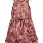 Athleta  Rincon Tie Dye Dress Brown Print M Sleeveless Mini Athletic Activewear Photo 0