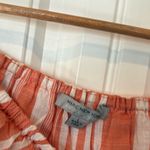 Marc New York ‎ Orange And White Stripe Top Large Photo 5