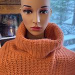 Banana Republic XL Stylish Turtleneck Sweater in Warm Orange like new Photo 3