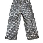 Worthington EUC Black White Print Wide Leg Cropped Pants Sz 8 Photo 1