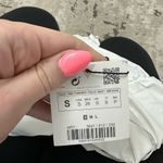 ZARA  White Open Slit Bodysuit Size Small NWT Photo 3