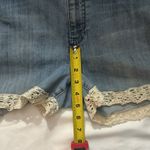 Vintage SASSOON Jeans Ooh La La Bootcut Boogie Lace Trim High Rise Short No Size Blue Size undefined Photo 6