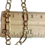 10K RCI TURKEY Yellow Gold Figaro Chain 20” Chain Necklace Photo 3
