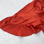 Belle Sky Burnt Orange Romper Photo 4