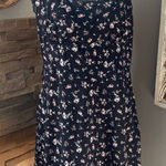 All in Favor  Black Floral Mini Dress Photo 0