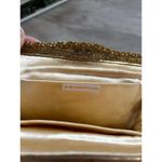 Le Goût du Jour Gold Beaded Swirl Rhinestone Filigree 50s Wrist Bag Photo 2