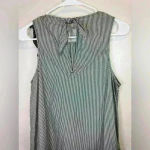BP‎ Nordstrom Women’s Ruffle Tank Black/White Stripe Dress Size S White Photo 4