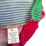 Dressed in Lala So Far So Good Oversized Plissé Dress in Prismatic Rainbow XL Photo 15