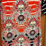 Eliza J  floral striped dress. Photo 1