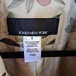 Jones New York JONES New York Tan, Green and Pink Floral Blazer Size 8 Photo 1