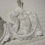 Wacoal 34DD Embrace Lace White Flower Floral Bra Underwire Unlined 65191 Photo 4