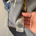 Aritzia Wilfred Free Blue Cut Off Denim Skirt Size 4 Fall Casual Capsule  Photo 4