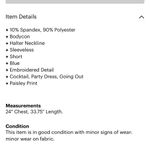 SM sequin lace floral cocktail dress Photo 5