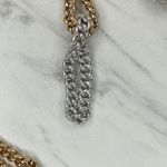 Silver Gold Two Tone Chain Belt Small/Medium (S/M) Hook Closure ✨ Photo 9