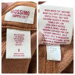 Y2K Mossimo Camel Faux Suede Button A Line Mini Skirt Size 2 Small Festival Boho Brown Photo 6