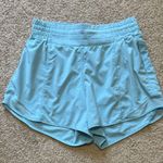 Lululemon Hotty Hot HR 4” Sz6 Blue Chill Photo 0