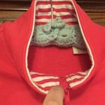 Orvis ‎ pink white trim zip up sweatshirt size XS Photo 3