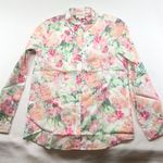 Sézane NWT PIERRO SHIRT Romantic flowers PINK GREEN COTTON SZ 34 US2 bust36 Photo 1