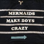 ZARA  TRF | Navy Graphic Tee Photo 5