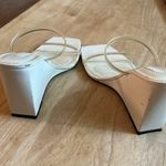 ZARA White Wedges Photo 3