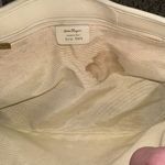 Salvatore Ferragamo Ferragamo White Leather & Pink Gancini Satchel, Vintage Photo 8