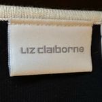 Liz Claiborne Black & Cream Top & Jacket Set Sz M. Pull Over Jacket Front Zip. Photo 9