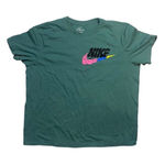  The Nike Tee‎ Graphic T-Shirt Short Sleeve Casual Comfy Green L Photo 0