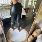 Spanx  Women’s Small Black Faux Leather Jogger Pants Photo 2