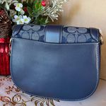 Coach Georgie Saddle Bag In Signature Chambray C4066 Photo 1