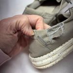 Hey Dude Grey Wendy  Shoes Women's Size 12 Casual Slip On Canvas Shoes Photo 4