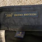 Brooks Brothers  Navy Blue Stretch Cotton Twill Bermuda Shorts Photo 4