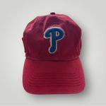 47 Brand Vintage Philadelphia Phillies Distressed Red Baseball Hat Adjustable Photo 1