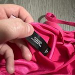 Victoria's Secret  Sexy Little Things Barbie Hot Pink Lace Tiered Slip Dress Sz M Photo 5