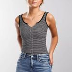 BKE Striped Body Suit Photo 0