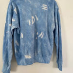 Sporty And Rich Blue Tie Dye Crewneck Side S Photo 5