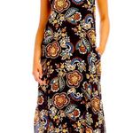 Karen Kane black floral print midi dress. 💯 viscose. Size Medium. NWT. Photo 0