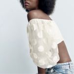 ZARA  Balloon Sleeve Crop Top Photo 2